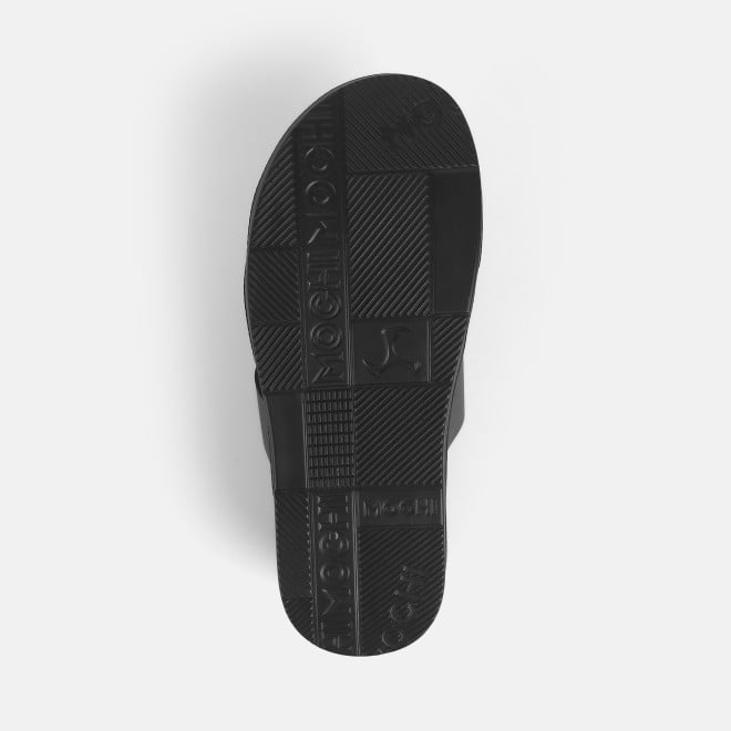 Mochi Men Black Casual Slippers (SKU: 16-1202-11-40)