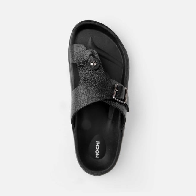 Mochi Men Black Casual Slippers (SKU: 16-1210-11-43)