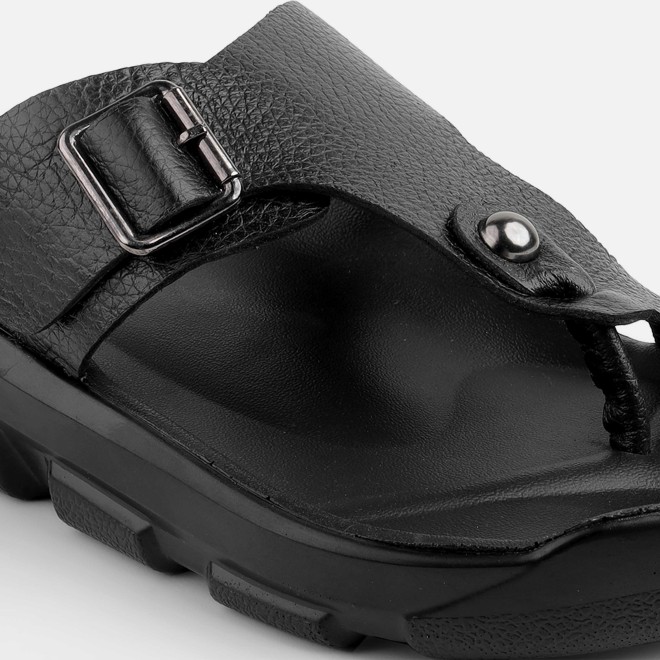 Mochi Men Black Casual Slippers (SKU: 16-1210-11-43)