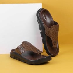 Men Tan Casual Slippers