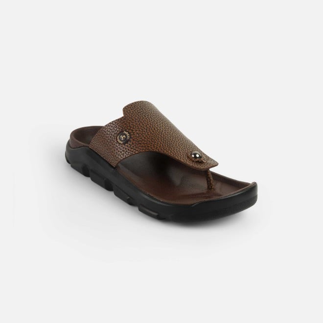 Mochi Men Tan Casual Slippers (SKU: 16-1211-23-40)