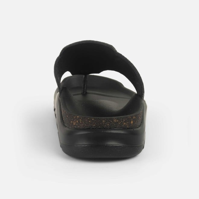 Mochi Men Black Casual Slippers (SKU: 16-1211-11-40)