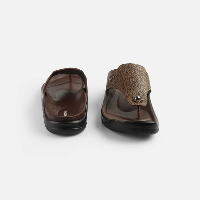Mochi Men Tan Casual Slippers (SKU: 16-1211-23-40)