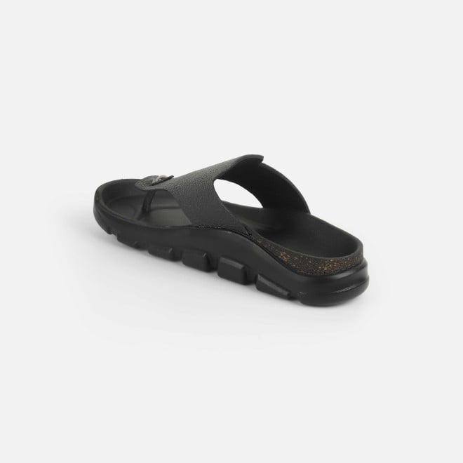 Mochi Men Black Casual Slippers (SKU: 16-1211-11-40)