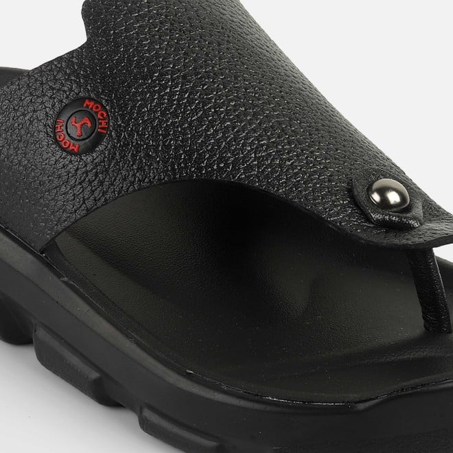 Mochi Men Black Casual Slippers (SKU: 16-1211-11-40)