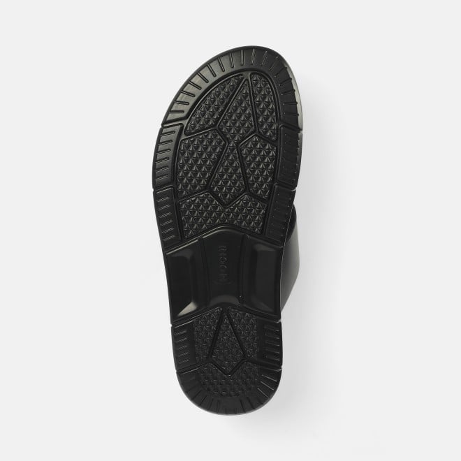 Mochi Men Black Casual Slippers (SKU: 16-1212-11-40)