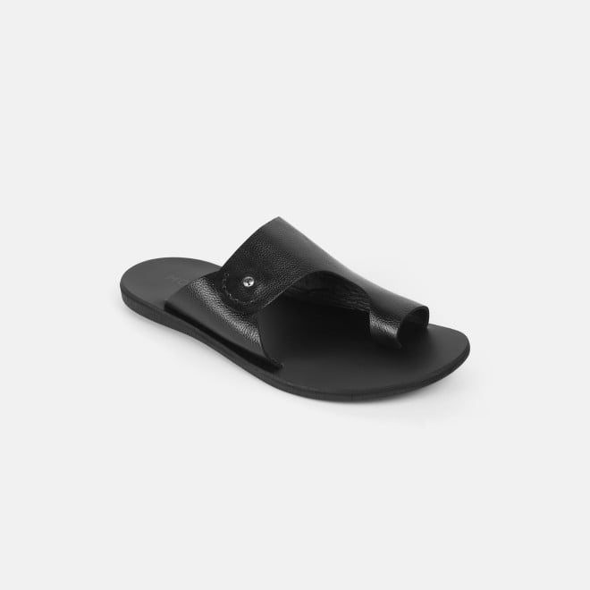 Mochi Men Black Casual Slippers (SKU: 16-1214-11-40)