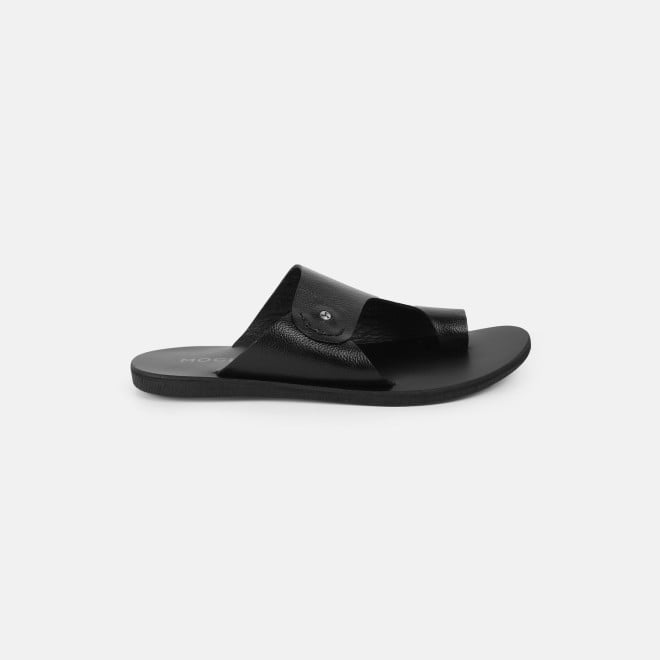 Mochi Men Black Casual Slippers (SKU: 16-1214-11-40)