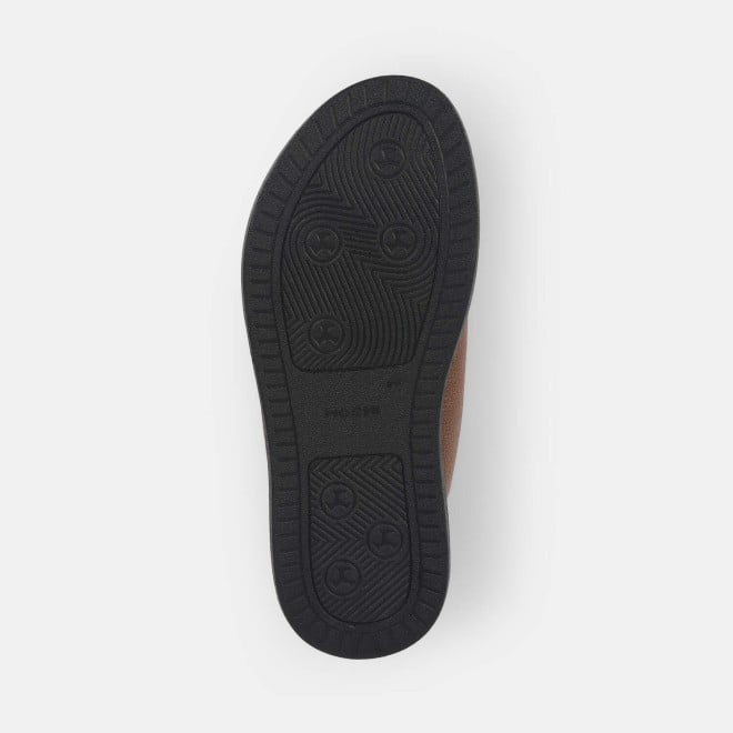 Mochi Men Tan Casual Slippers (SKU: 16-1214-23-40)