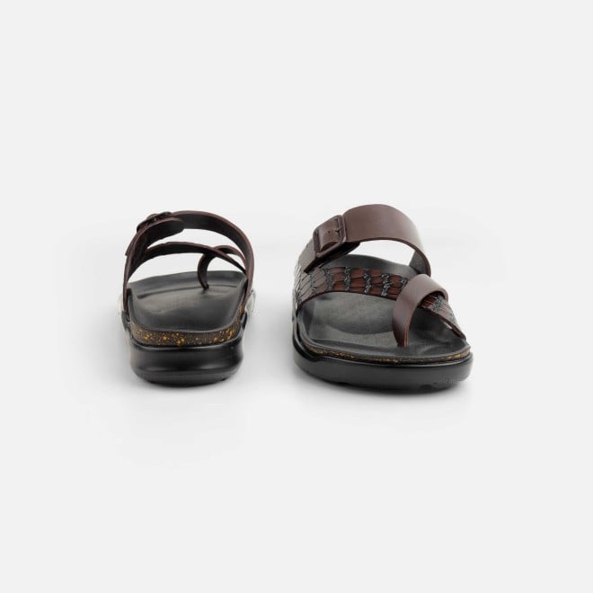 Mochi Men Brown Casual Slippers (SKU: 16-1216-12-41) Mochi Men Brown Casual Slippers (SKU: 16-1216-12-41)