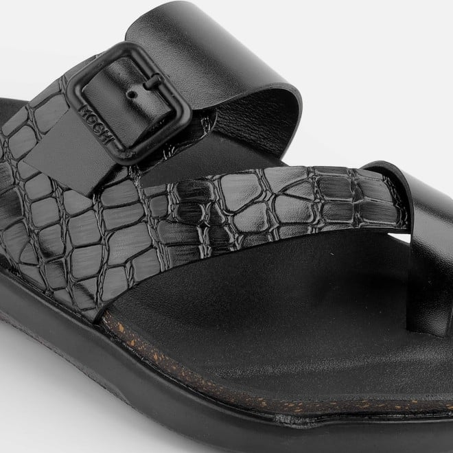 Mochi Men Black Casual Slippers (SKU: 16-1216-11-42) Mochi Men Black Casual Slippers (SKU: 16-1216-11-42)