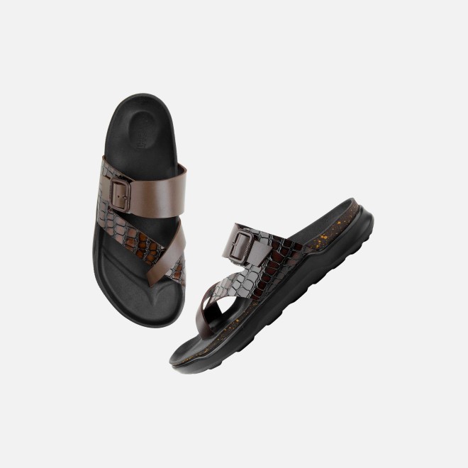 Mochi Men Brown Casual Slippers (SKU: 16-1216-12-41) Mochi Men Brown Casual Slippers (SKU: 16-1216-12-41)