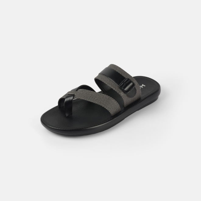 Mochi Men Black Casual Slippers (SKU: 16-1217-11-41) Mochi Men Black Casual Slippers (SKU: 16-1217-11-41)