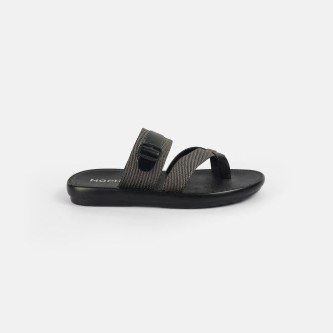 Mochi Men Black Casual Slippers (SKU: 16-1217-11-41) Mochi Men Black Casual Slippers (SKU: 16-1217-11-41)