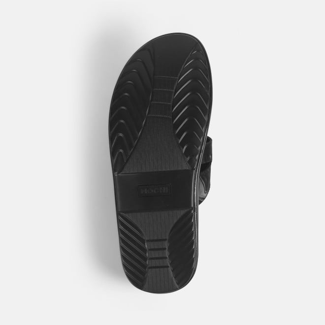 Mochi Men Black Casual Slippers (SKU: 16-1218-11-40)