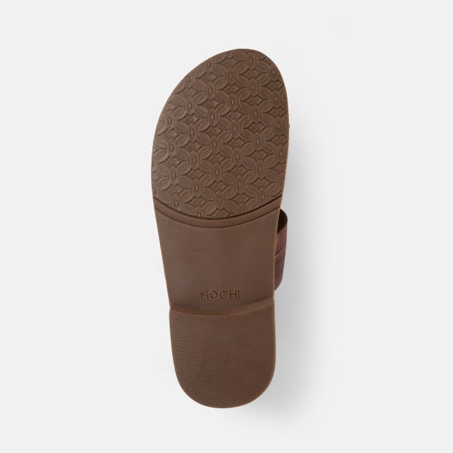 Mochi Men Tan Ethnic Kolhapuris (SKU: 16-1223-23-39)