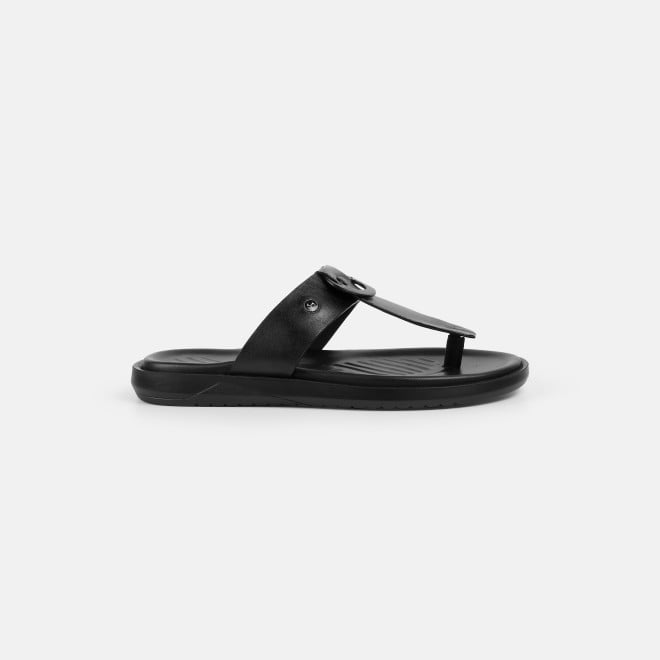 Mochi Men Black Casual Slippers (SKU: 16-1237-11-40)