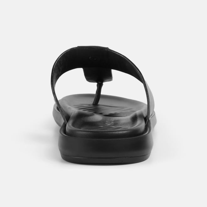 Mochi Men Black Casual Slippers (SKU: 16-1237-11-40)