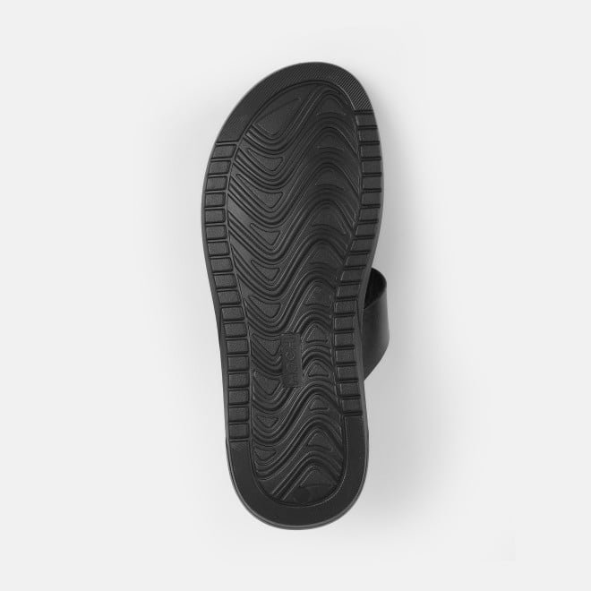 Mochi Men Black Casual Slippers (SKU: 16-1237-11-40)