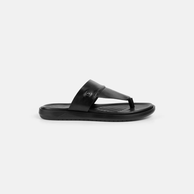 Mochi Men Black Casual Slippers (SKU: 16-1239-11-40)