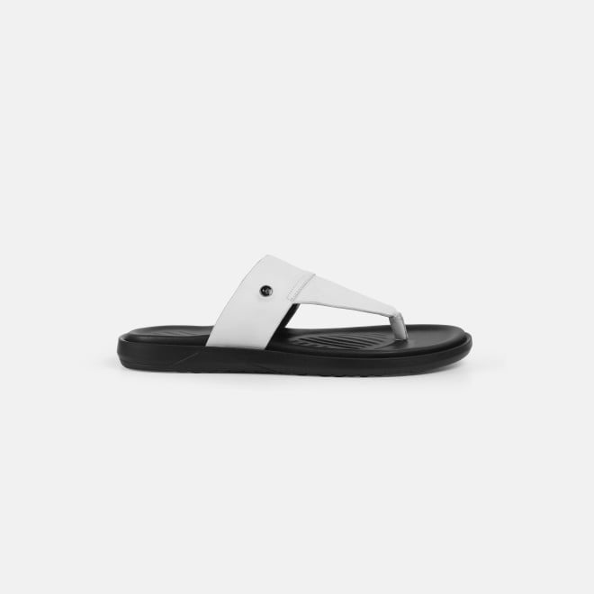 Mochi Men White Casual Slippers (SKU: 16-1239-16-40)