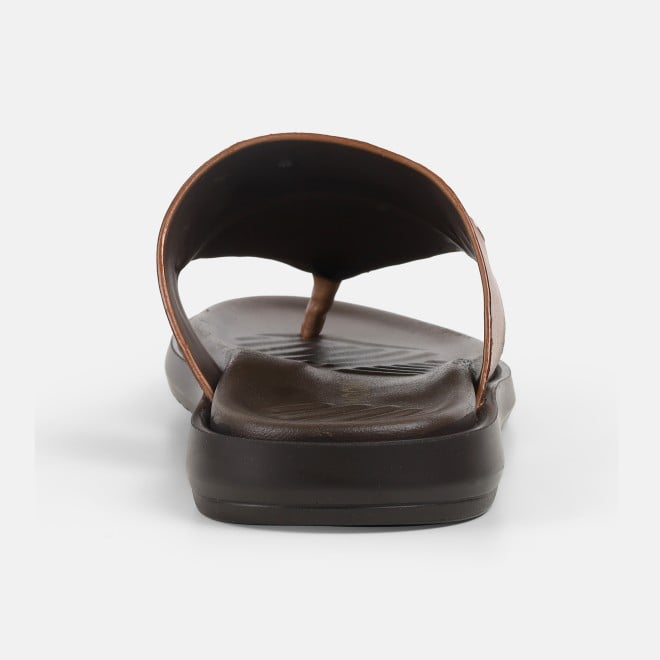 Mochi Men Tan Casual Slippers (SKU: 16-1239-23-40)