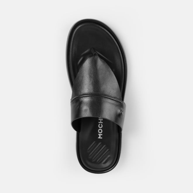 Mochi Men Black Casual Slippers (SKU: 16-1239-11-40)