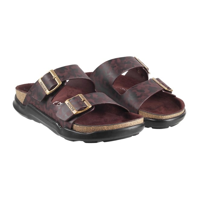 Mochi Women Brown Casual Slippers