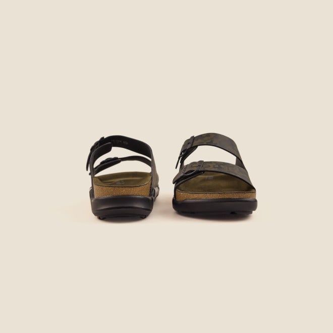 Mochi Men Olive Casual Slippers (SKU: 16-124-49-40)