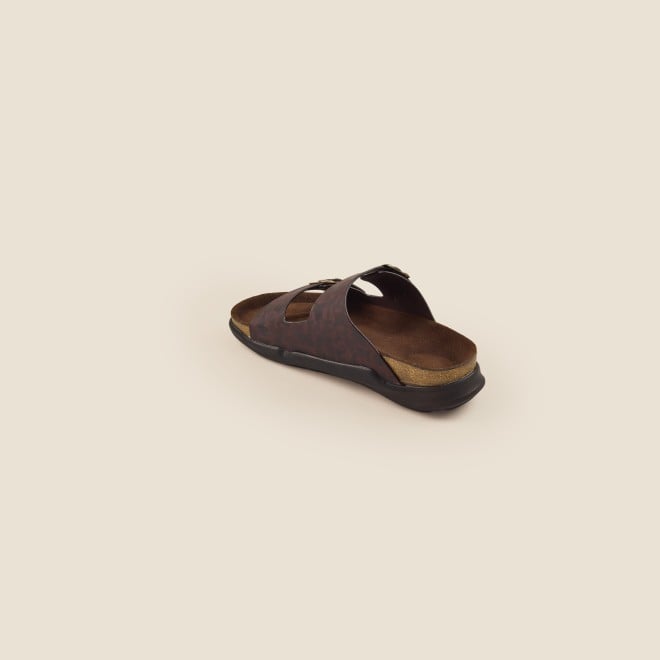 Mochi Men Brown Casual Slippers (SKU: 16-124-12-40)