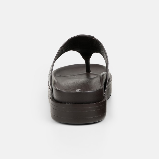 Mochi Men Brown Casual Slippers (SKU: 16-1243-12-40)