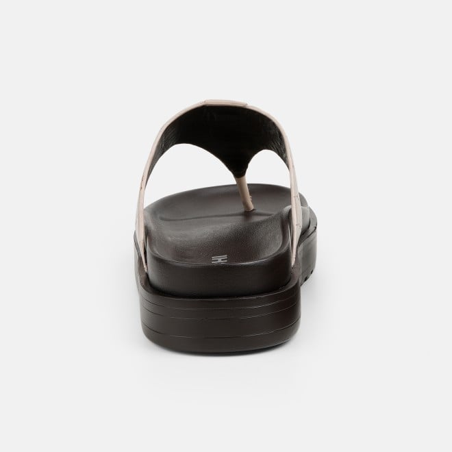 Mochi Men Beige Casual Slippers (SKU: 16-1243-20-40)