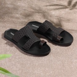 Men Brown Casual Slippers