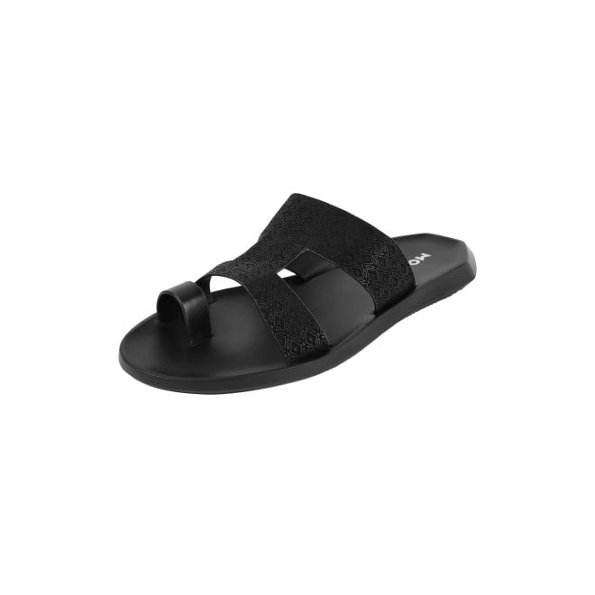 Mochi Men Black Casual Slippers (SKU: 16-1247-11-41)