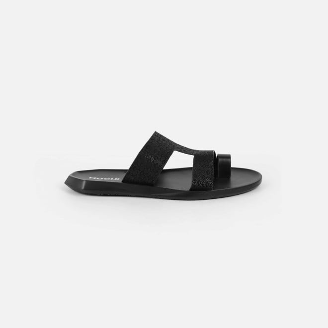 Mochi Men Black Casual Slippers (SKU: 16-1247-11-41)