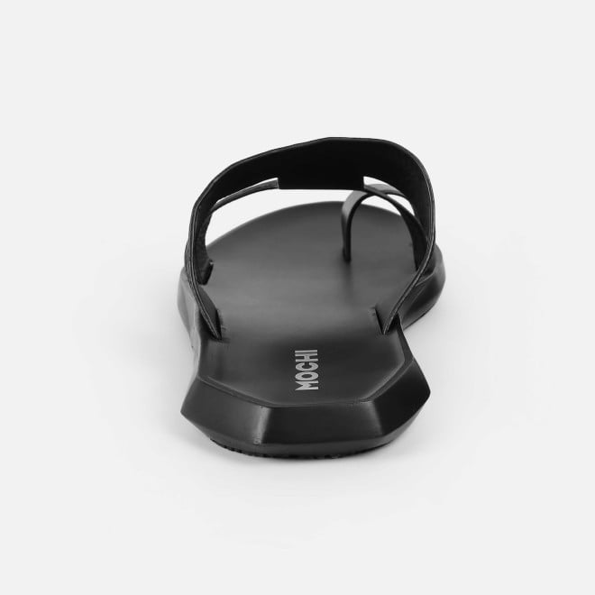 Mochi Men Black Casual Slippers (SKU: 16-1247-11-41)