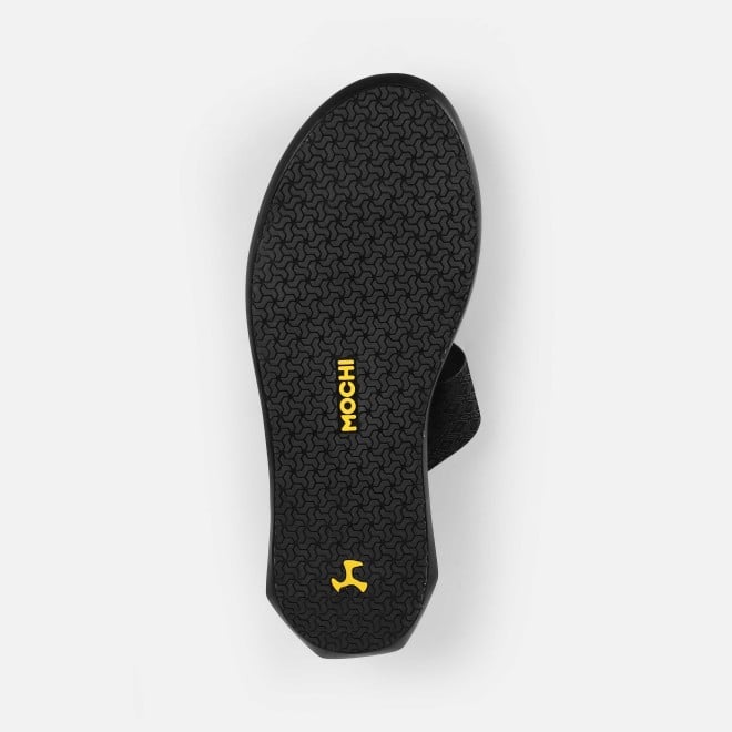 Mochi Men Black Casual Slippers (SKU: 16-1247-11-41)