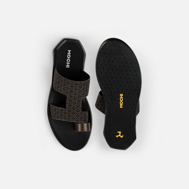 Mochi Men Brown Casual Slippers (SKU: 16-1247-12-44) Mochi Men Brown Casual Slippers (SKU: 16-1247-12-44)