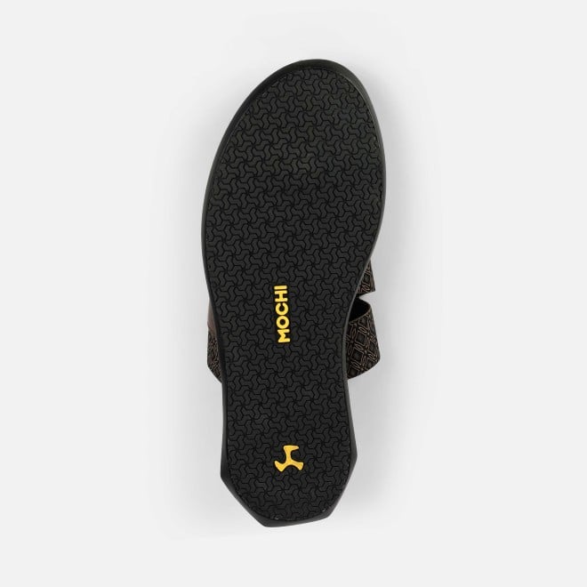 Mochi Men Brown Casual Slippers (SKU: 16-1249-12-44) Mochi Men Brown Casual Slippers (SKU: 16-1249-12-44)