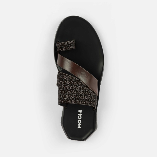 Mochi Men Brown Casual Slippers (SKU: 16-1249-12-44) Mochi Men Brown Casual Slippers (SKU: 16-1249-12-44)