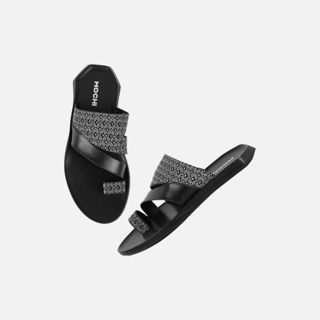 Mochi Men White Casual Slippers (SKU: 16-1249-16-42)