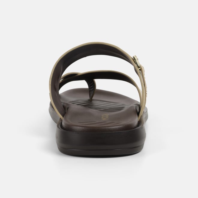 Mochi Men Beige Casual Slippers (SKU: 16-1253-20-41)