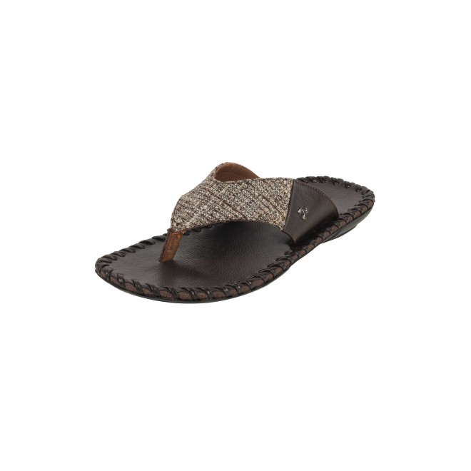 Mochi Men Brown Casual Slippers (SKU: 16-1262-12-40)