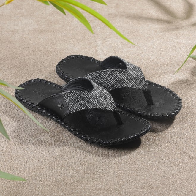 Mochi Men Black Casual Slippers (SKU: 16-1262-11-40) Mochi Men Black Casual Slippers (SKU: 16-1262-11-40)