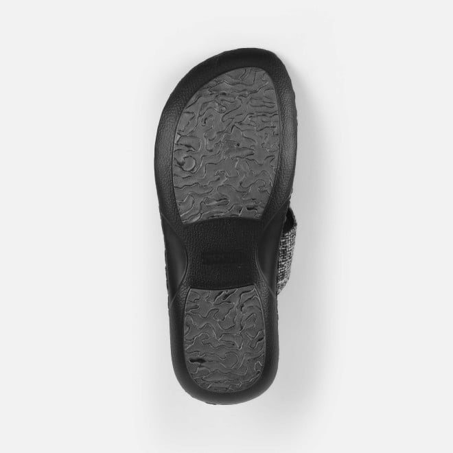 Mochi Men Black Casual Slippers (SKU: 16-1262-11-40) Mochi Men Black Casual Slippers (SKU: 16-1262-11-40)