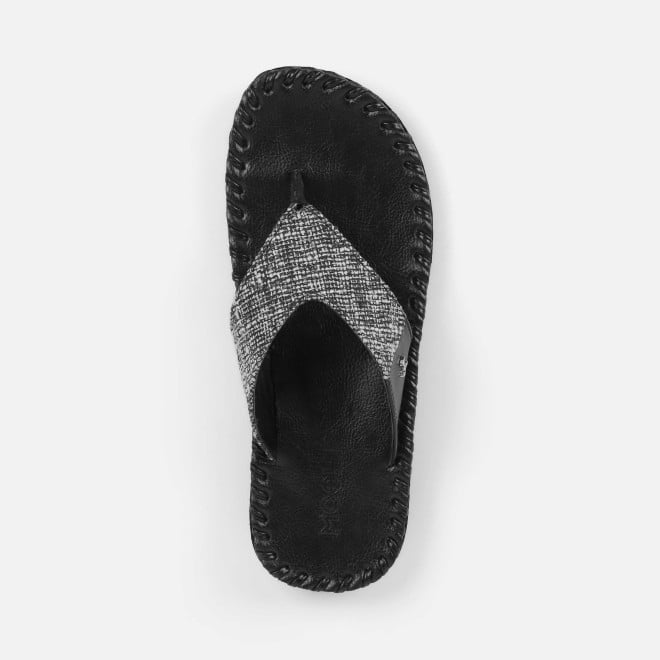 Mochi Men Black Casual Slippers (SKU: 16-1262-11-40) Mochi Men Black Casual Slippers (SKU: 16-1262-11-40)