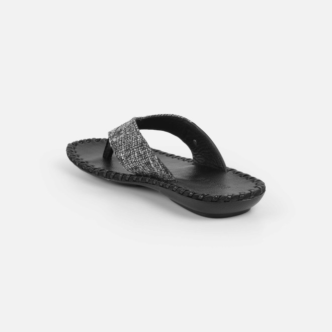 Mochi Men Black Casual Slippers (SKU: 16-1262-11-40) Mochi Men Black Casual Slippers (SKU: 16-1262-11-40)