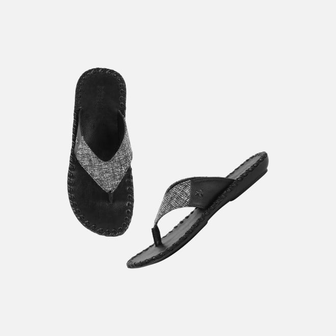 Mochi Men Black Casual Slippers (SKU: 16-1262-11-40) Mochi Men Black Casual Slippers (SKU: 16-1262-11-40)