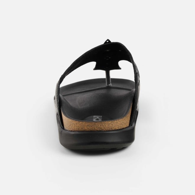 Mochi Men Black Casual Slippers (SKU: 16-1264-11-40)