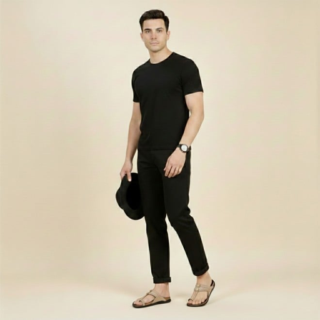 Mochi Men Beige Ethnic Kolhapuris (SKU: 16-1265-20-42)